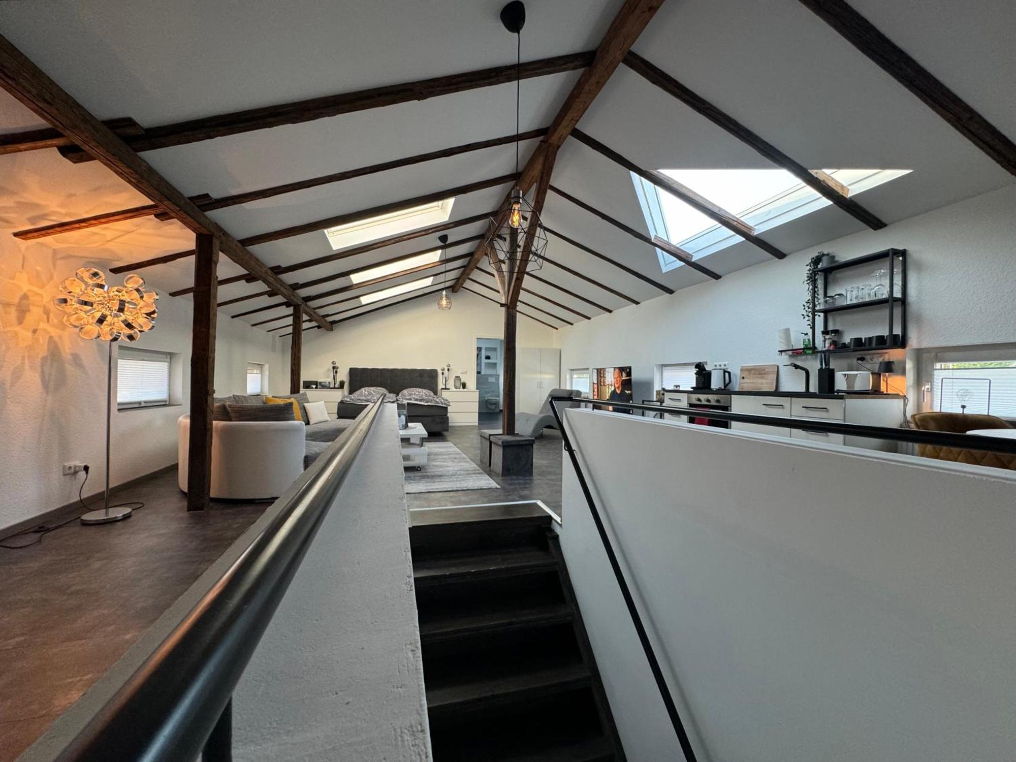 דירות Bückeburg Gleis 13 - The Loft Im Ehemaligen Lokschuppen מראה חיצוני תמונה