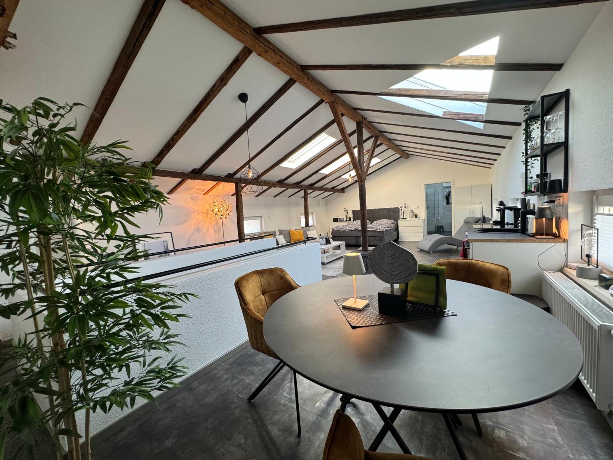 דירות Bückeburg Gleis 13 - The Loft Im Ehemaligen Lokschuppen מראה חיצוני תמונה