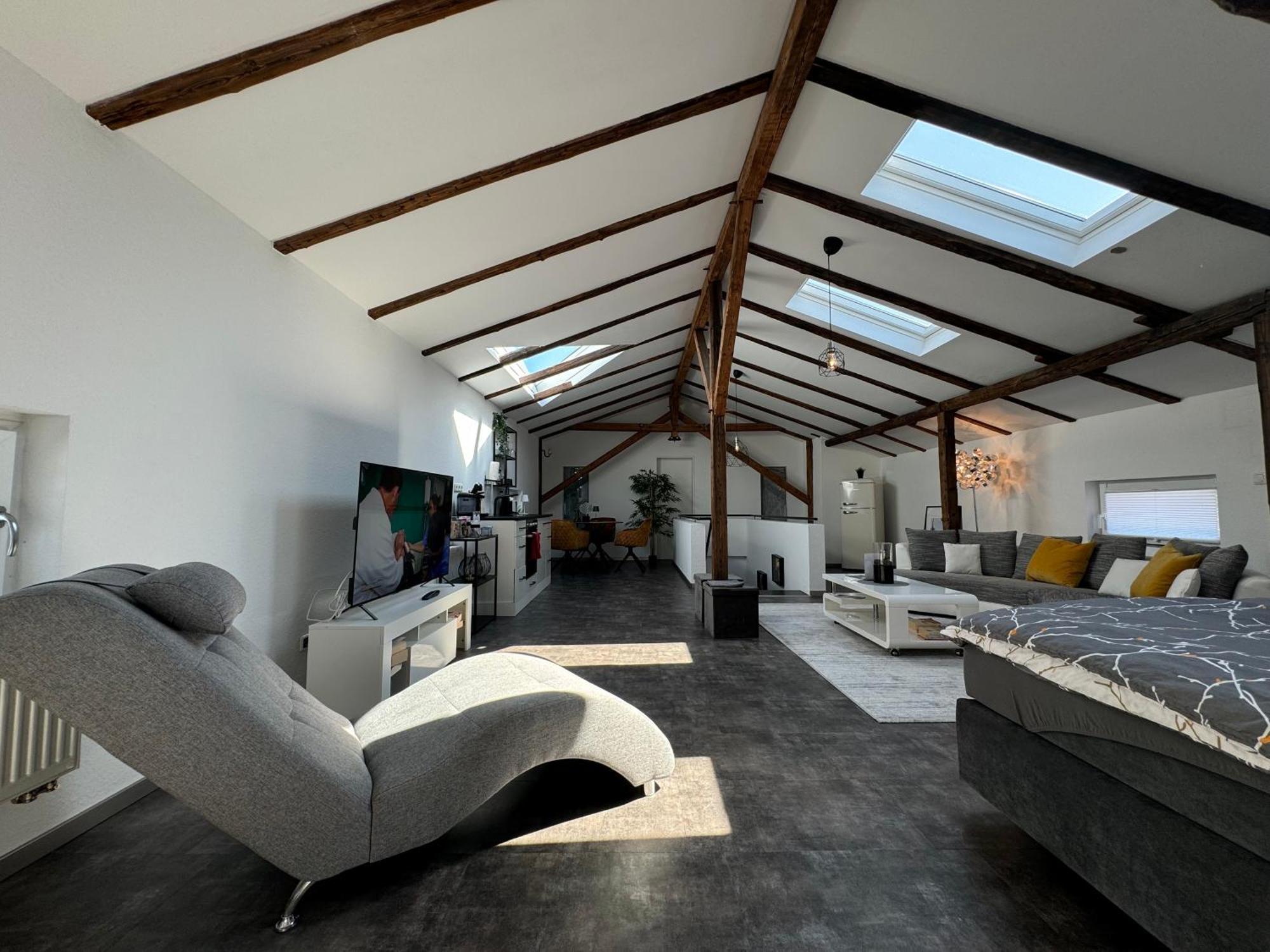 דירות Bückeburg Gleis 13 - The Loft Im Ehemaligen Lokschuppen מראה חיצוני תמונה